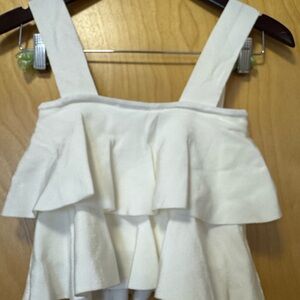 NWT sexy cute Zara white / Ivory Knit Top size S